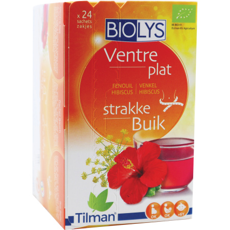 Biolys Venkel Hibiscus Strakke Buik 24 Zakjes