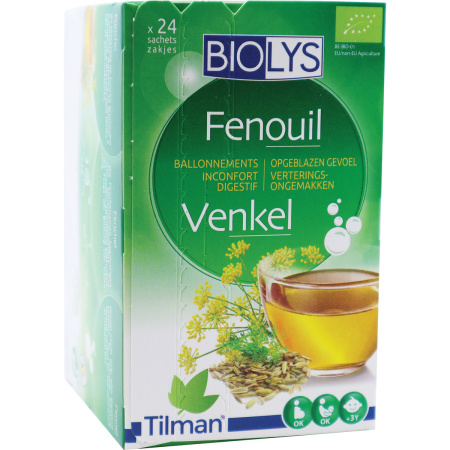 Biolys Venkel Opgeblazen Gevoel Verterings-Ongemakken 24 Zakjes