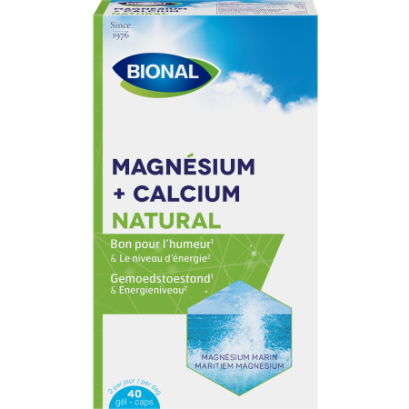 Bional Magnesium + Calcium Natural 40 Capsules
