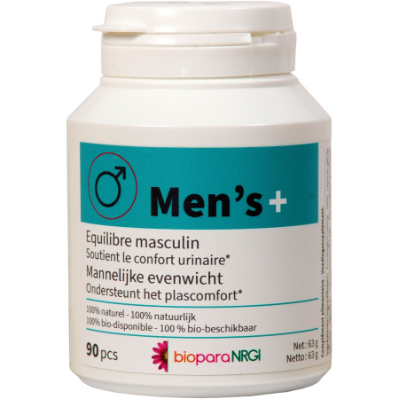 Bioparanrgi Men's + Mannelijk Evenwicht 90 Capsules