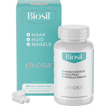 BioSil Mini Liquid Voedingssupplement Haar-Huid-Nagels 60 Capsules