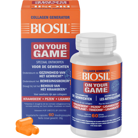 Biosil On Your Game Voedingssupplement Voor Gewrichten 60 Capsules