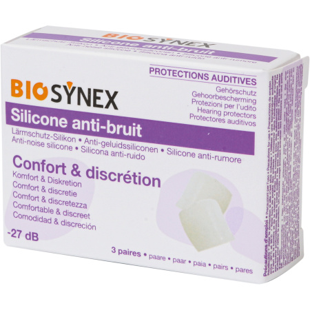 Biosynex Anti-Geluidsiliconen Gehoorbescherming 3 Paar