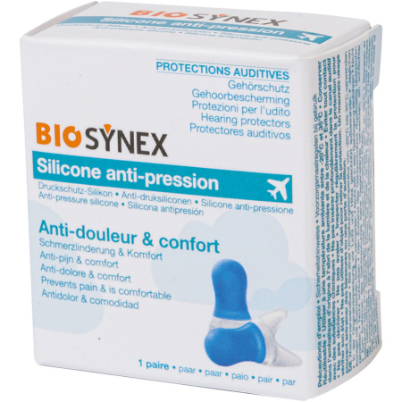 Biosynex Anti-Druksiliconen Gehoorbescherming 1 Paar