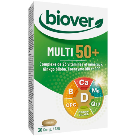 Biover Multi 50+ Immuniteit En Energie 30 Tabletten