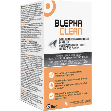 Blephaclean Steriel Geïmpregneerd Oogkompres 30 Stuks