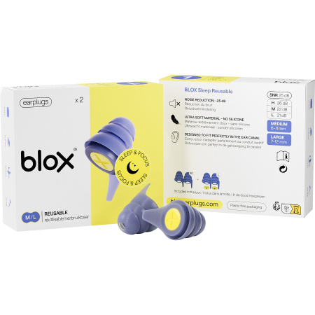 Blox Sleep Herbruikbare Oordopjes 1 Paar