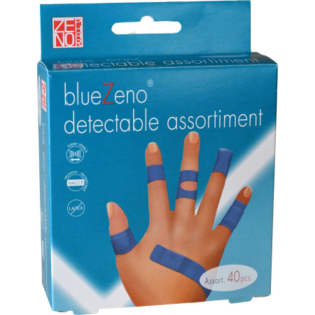 BlueZeno Detectable Assortiment Pleisters 40 Stuks