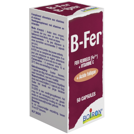 Boiron B-Ijzer Nutridoses 50 Capsules