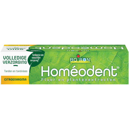 Boiron Homéodent Tandpasta Volledige Verzorging Tanden En Tandvlees Citroen Smaak 75ml