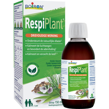 Boiron Respiplant Siroop Neus-Keel-Natuurlijke Afweer Fles 150ml