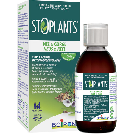 Boiron StoPlants Neus Keel Natuurlijke Weerstand Siroop 150ml