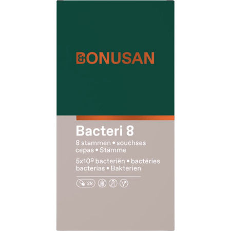 Bonusan Bacteri 8 Voedingssupplement 28 Capsules