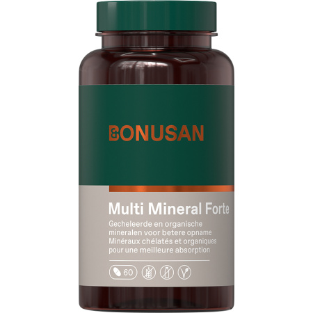 Bonusan Multi Mineraal Forte Voedingssupplement 60 Tabletten