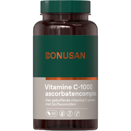 Bonusan Vitamine C-1000 Ascorbaat Complex 90 Tabletten