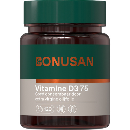 Bonusan Vitamine D3 75 120 Capsules