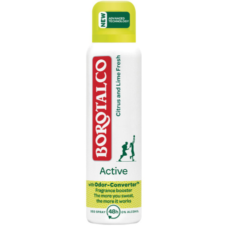 Borotalco Deodorant Active Spray Citrus and Lime Fles 150ml