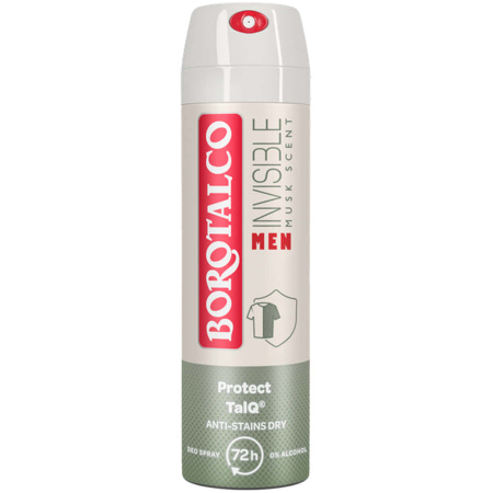 Borotalco Men Onzichtbare Musk Deo Spray 150ml