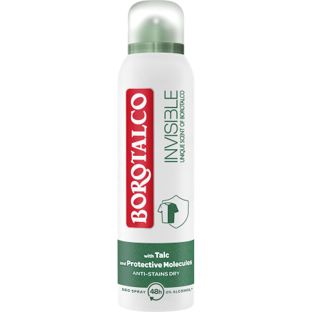 Borotalco Onzichtbare Deodorant Geurspray Origineel 150ml