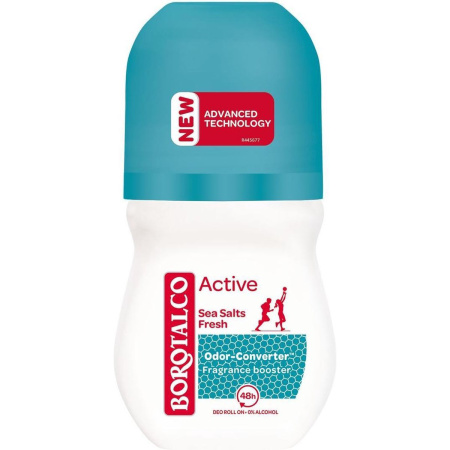 Borotalco Active Sea Salts Fresh Deodorant Roll-On 50ml