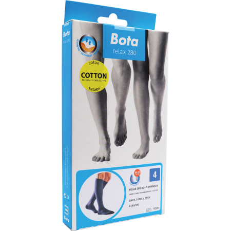 Bota Relax 280 Katoen Kniekous Grijs Maat N4 Paar 1