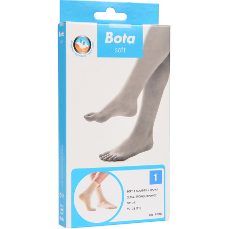 Bota Soft 3 Klassiek Met Spons Natuur Schoenmaat 35-38 Paar 1