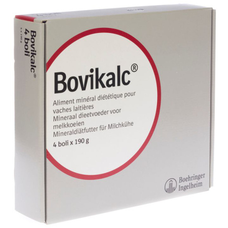 Bovikalc Dieetmineraalvoeder Melkkoeien 4x190g