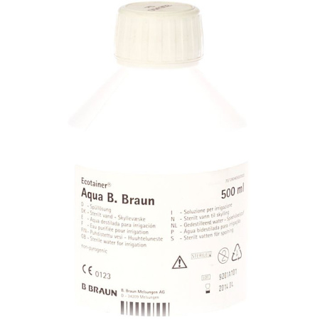 Braun Aqua Steriele Irrigatieoplossing Ecotainer 500ml