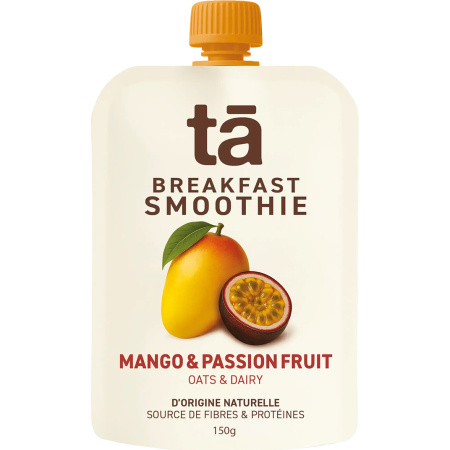 Ta Energy Breakfast Smoothie Mango Passion Fruit Knijpzakjes 6x150g