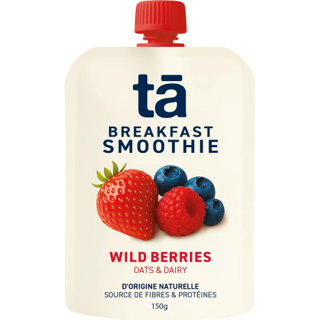 Ta Energy Breakfast Smoothie Wild Berry Knijpzakjes 6x150g