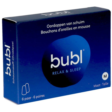 Bubl Conische Schuimdoppen Medium 6 Paar