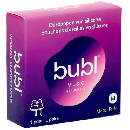 Bubl Muziekdoppen Medium 1 Paar