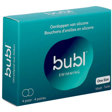 Bubl Zwemdoppen Silicone One Size 4 Paar