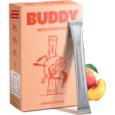 Buddy Elektrolyten Perzik Citrus Sticks 10x5g