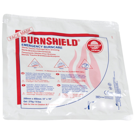 Burnshield Emergency Burncare Face Mask Steriele Trauma Brandwondenkompres 20x45cm Stuk 1
