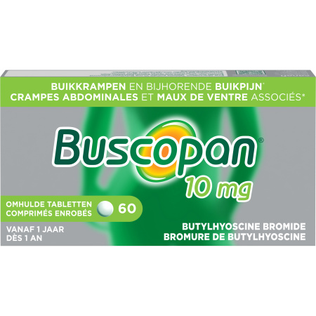 Buscopan 10mg 60 Omhulde Tabletten