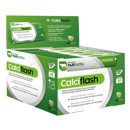 Rumino Nutractiv Calciflash Hoog Opneembaar Calcium 5 Packs X4 Doses