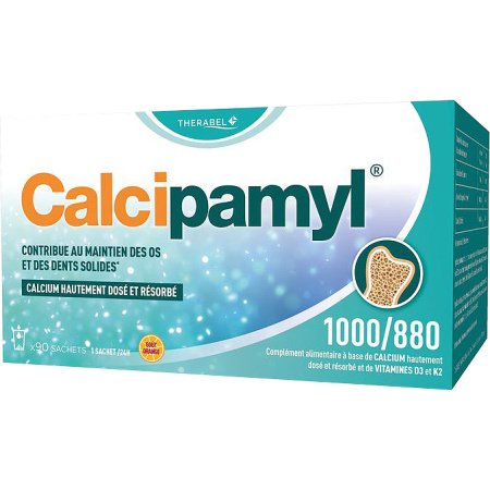 Calcipamyl Hooggedoseerd En Goed Opneembaar Calcium 90 Zakjes