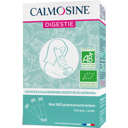 Calmosine Digestie Voedingssupplement Met Biologische Plantenextracten Doses 12x5ml