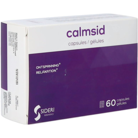 Sideri Calmsid Ondersteuning Rust En Ontspanning 60 Capsules