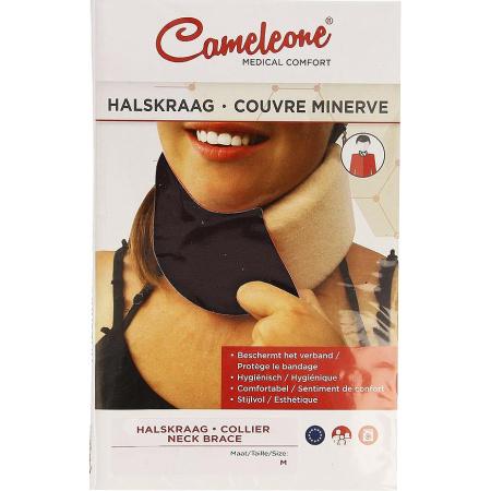 Cameleone Nekbrace Beschermend Textiel Bruin/Fig M 1 Stuk