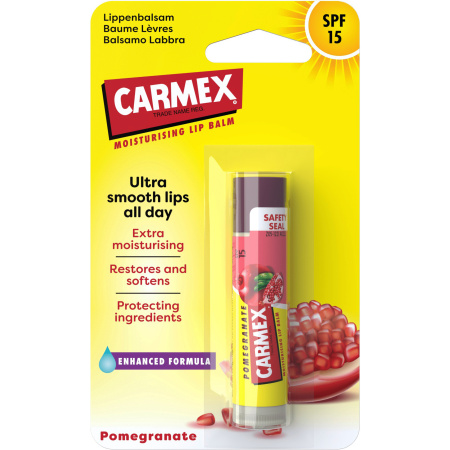 Carmex Lippenbalsem SPF15 Pomegranate Stick 4,25g