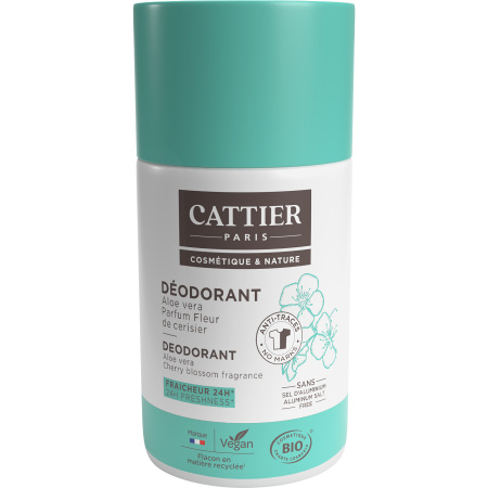 Cattier Deo Roll On 24h Aloe Vera Salie Bio 50ml