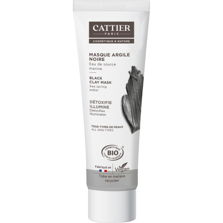Cattier Zwarte Kleimasker Alle Huidtypen Tube 100ml