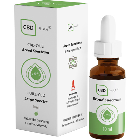 CBD-Phar Breed Spectrum Olie 10% CBD Druppelfles 10ml