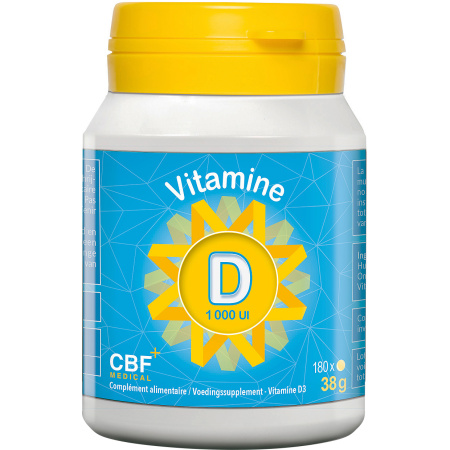 CBF Medical Vitamine D3 1000 IE Softgels 180