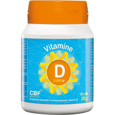 CBF Medical Vitamine D3 2000 IE Softgels 180