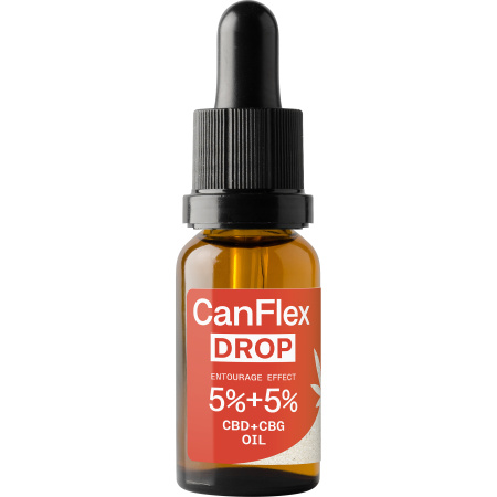 CBX Medical Canflex Druppel 5% CBD + 5% CBG Olie 10ml