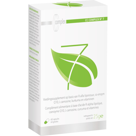 CC Complex N°7 Voedingssupplement Op Basis Van 7 Componenten 60 Capsules