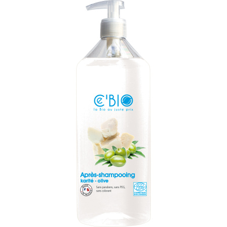Cebio Conditioner Karité Olijf Bio Pompfles 500ml